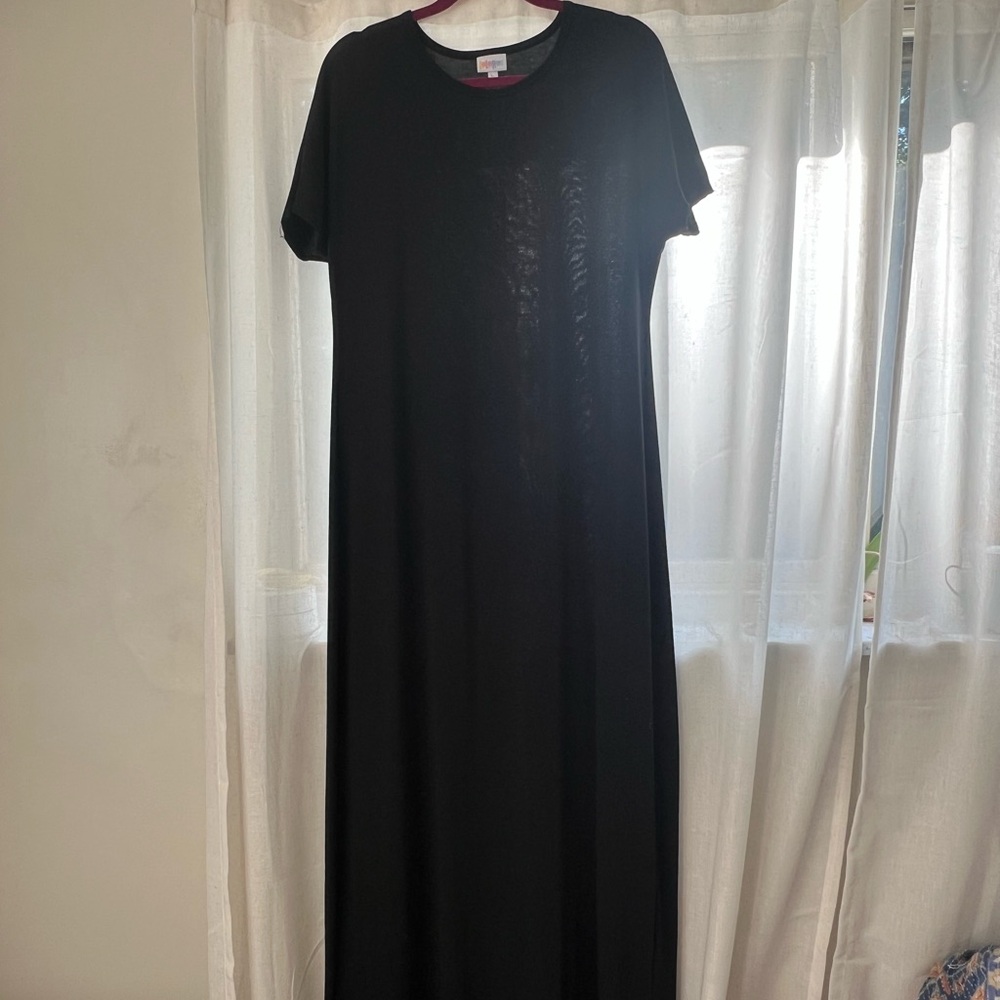LuLaRoe Black Maria Maxi Dress